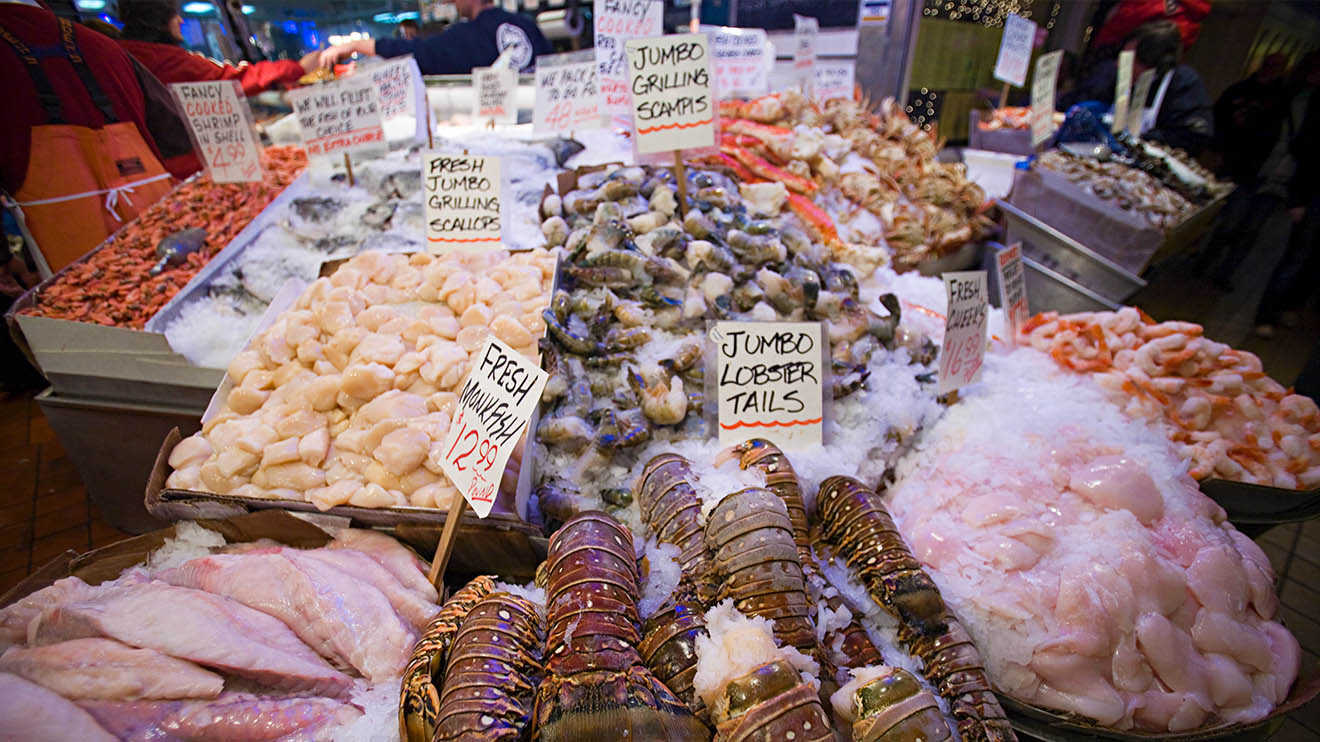 fresh seafood market